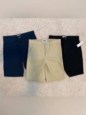 Old Navy Kids' Flat Front Shorts with Adjustable Waist